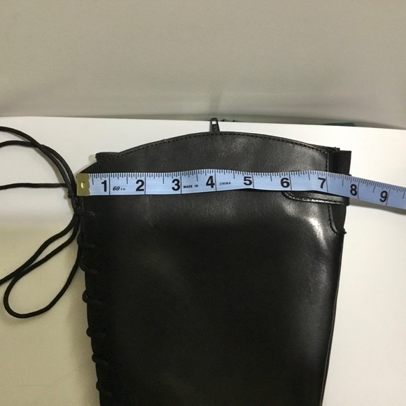 St. Emile leather knee high lace up zip boots - Picture 7 of 16